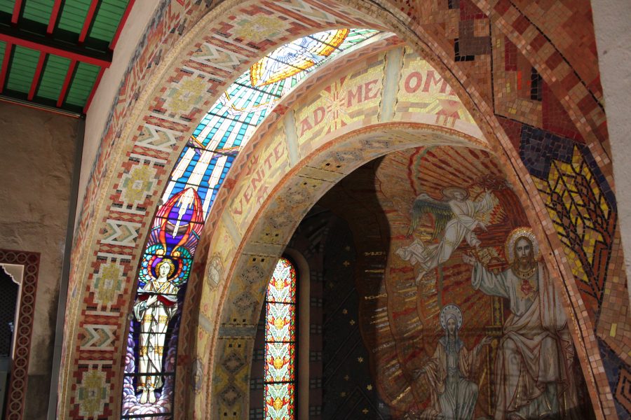 Hasaparren : Peintures murales de la chapelle du Sacré-Coeur